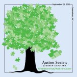 Greensboro Run/Walk for Autism T-shirt